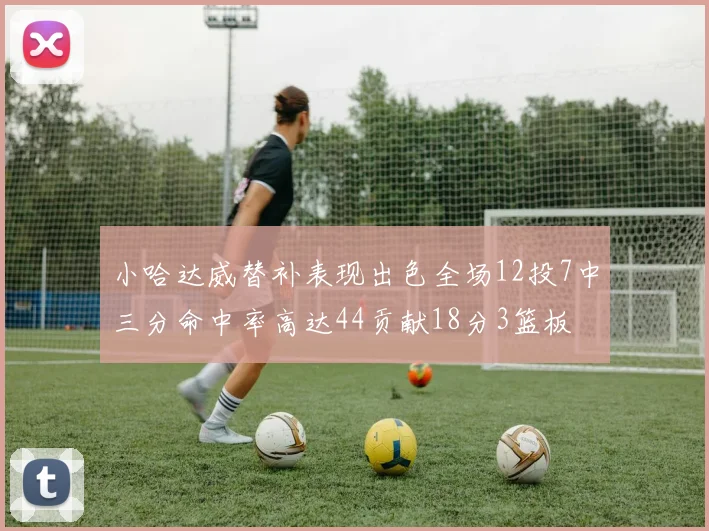 小哈达威替补表现出色全场12投7中三分命中率高达44贡献18分3篮板