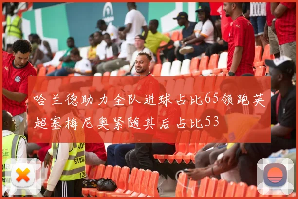 哈兰德助力全队进球占比65领跑英超塞梅尼奥紧随其后占比53